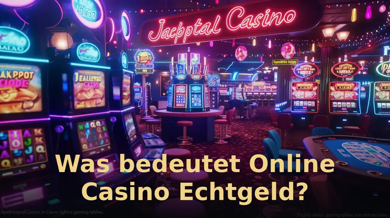 Was bedeutet Online Casino Echtgeld?